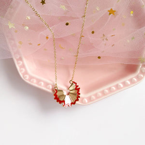 Pen-Shavings Necklace