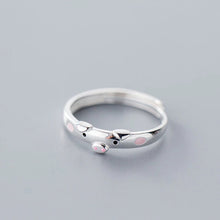 Load image into Gallery viewer, Silver Piglet Ring
