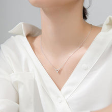 Load image into Gallery viewer, Silver Triangle Necklace
